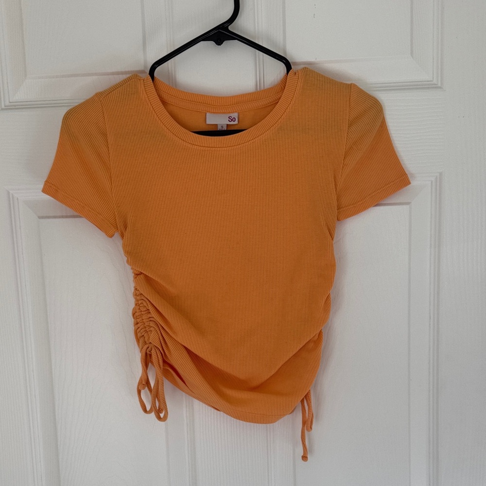 SO Women's Short Sleeve Orange Tee
